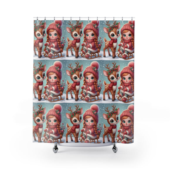 Shower Curtains - Christmas Toddler