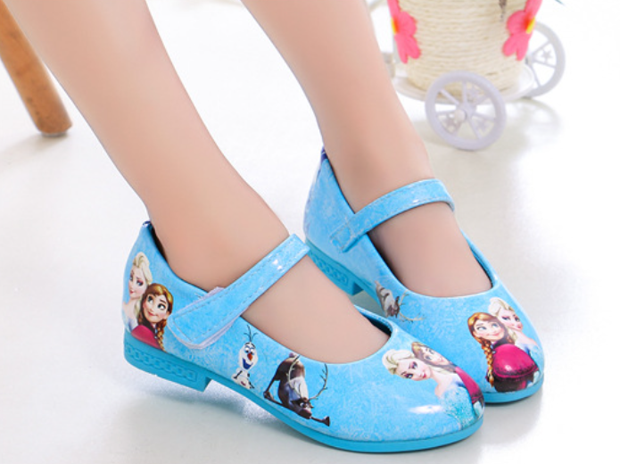 Girls Frozen Princess casual shoes