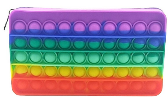 Unique Silicone Pop Its Bubble Pencil Case
