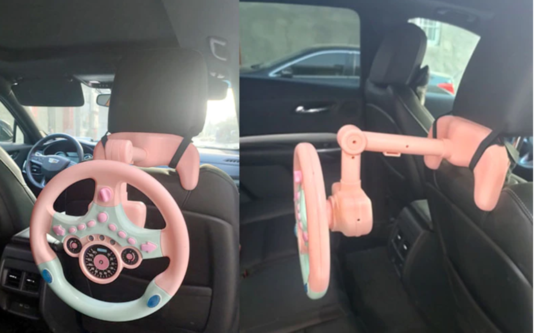 Interactive Steering Wheel Toy With Sounds