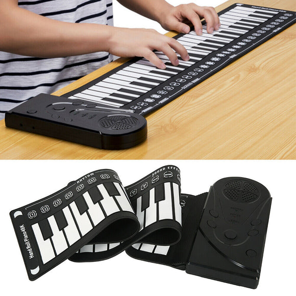 Hand Roll-Up Piano -Perfect for Children and Beginners.