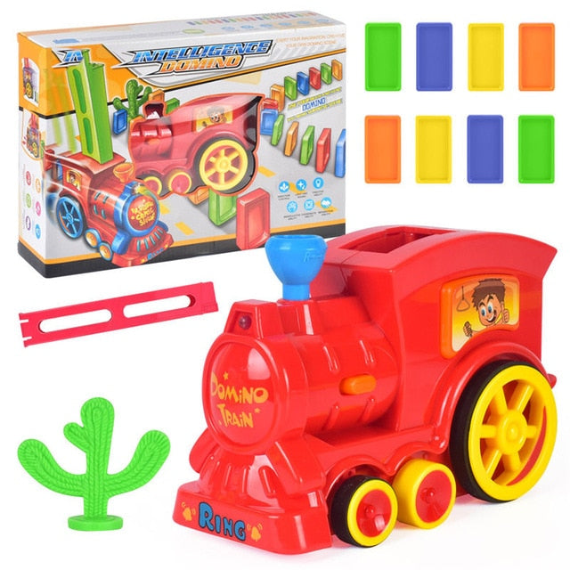 Automatic Kids Dominoes Electric Train Set