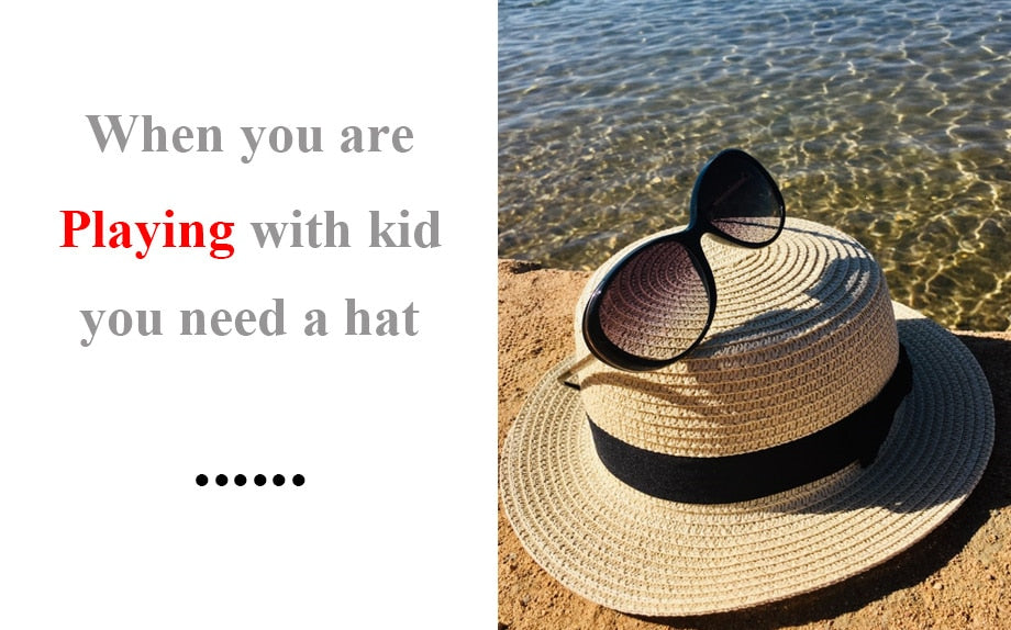 Mother & Child Casual Panama Style Hat