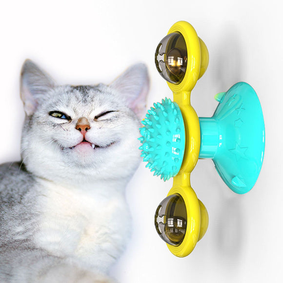 Interactive Turntable Whirling Toy For Cats