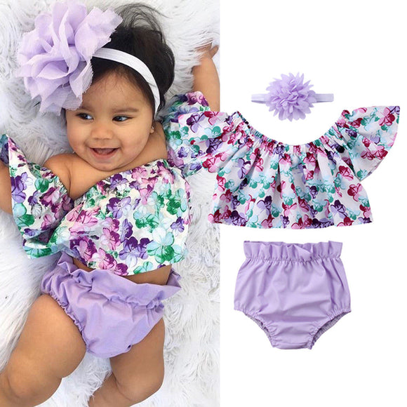 Infant Baby Girl 3 piece Set