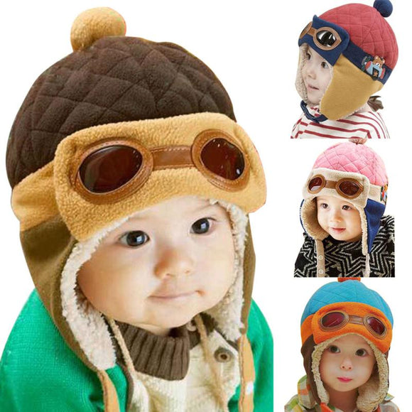 Winter Baby Pilot Hat