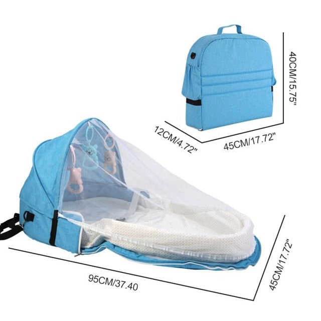 Multi-function  Foldable Travel Baby Bed