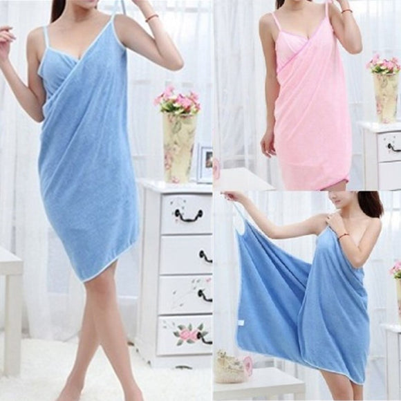 Women Fast Drying Bath Towel Dress