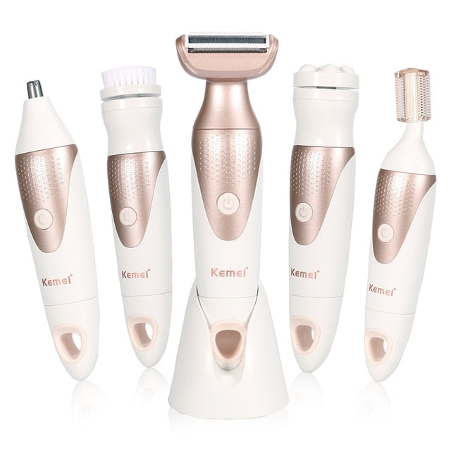 7 IN 1 Waterproof  Painless Lady Electric Shaver