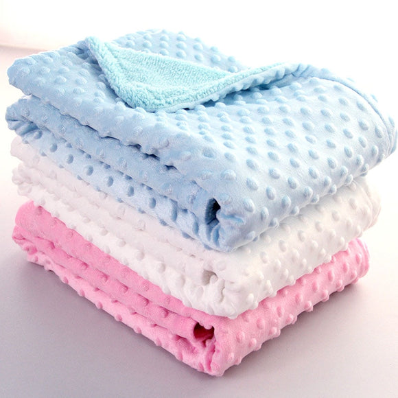 Warm Fleece Newborn Baby Blankets