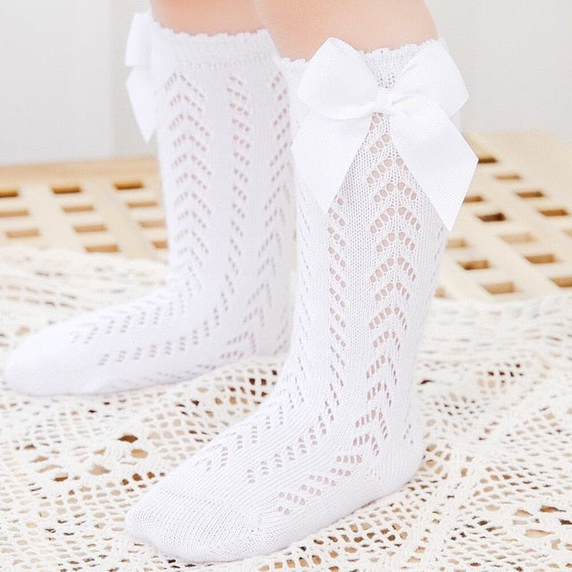 Cute Girls Knee High Socks 0-6Years