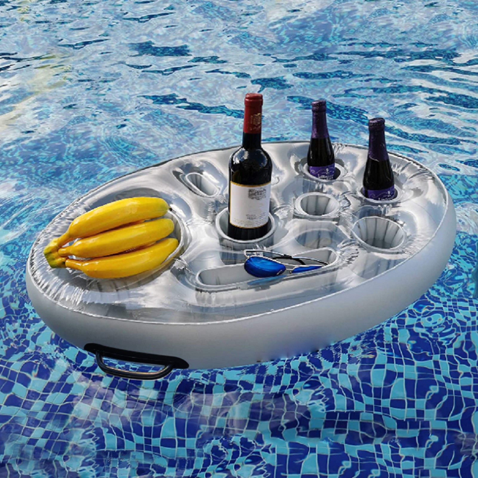 Inflatable Food and Drink Pool Float