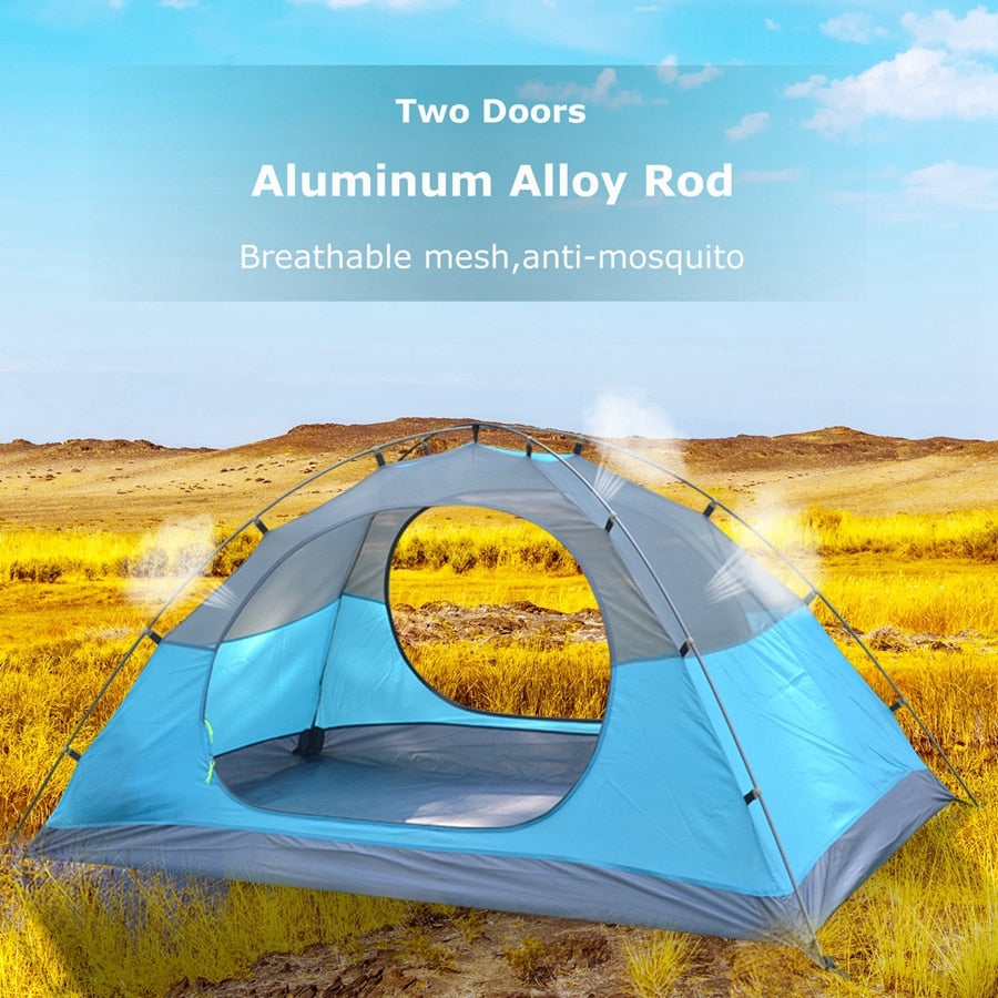 Backpacking 1-3 Person Waterproof Tent