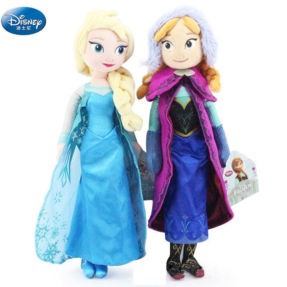 Frozen-Princesses  Elsa and Anna  Plush Dolls