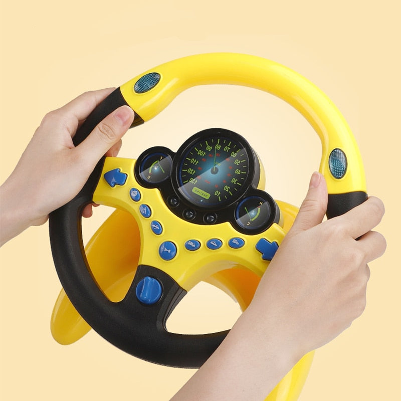 Interactive Steering Wheel Toy With Sounds