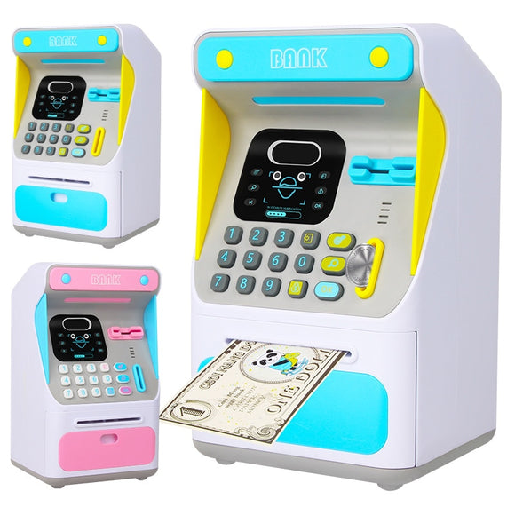 Child Personal ATM Digital Display Currency/Coin Bank