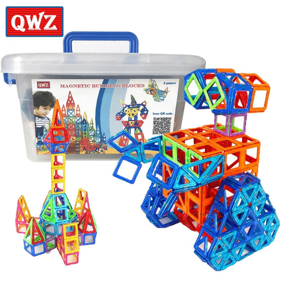 Kids Mini Magnets Plastic  Building Set - 110pcs
